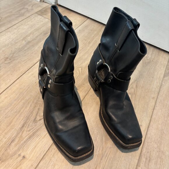 Vintage Frye Women's Harness Boots - Picture 2 of 3